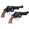 Image 2 : Two Smith & Wesson Double Action Revolvers -A) S&W Pre-Model 27 357 Magnum Revolver with Holster