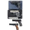 Image 1 : Four Semi-Automatic Pistols -A) Beretta Model 92FS Vertex Pistol with Case