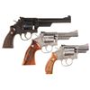 Image 2 : Three Smith & Wesson Double Action Revolvers -A) S&W .44 Hand Ejector Revolver