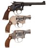 Image 2 : Three Smith & Wesson Double Action Revolvers -A) S&W Model 35 Revolver with Box