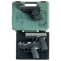 Three Semi-Automatic Sporting Pistols -A) Para Ordnance Warthog Pistol with Case