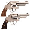 Image 2 : Two Smith & Wesson Double Action Revolvers with Cases -A) S&W Model 22-4 Revolver