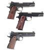 Image 2 : Three Semi-Automatic Pistols with Cases -A) Springfield Armory 1911-A1 Pistol