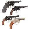 Image 2 : Four Smith & Wesson Double Action Revolvers -A) S&W Model 10-5 Revolver