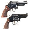 Image 2 : Two Smith & Wesson Double Action Revolvers with Factory Letters -A) S&W Pre-Model 29 .44 Magnum Revo