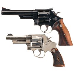 Two Smith & Wesson Double Action Revolvers -A) S&W Model 57 Revolver