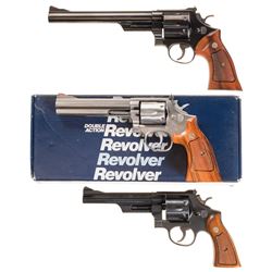 Three Smith & Wesson Double Action Revolvers -A) S&W Model 29-2 Revolver