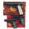 Image 1 : Three Colt Semi-Automatic Pistols -A) Colt World War II Invasion of Italy Commemorative Model 1911 P