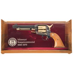 Colt Single Action Army Missouri Sesquicentennial Commemorative Revolver with Matching Display Case