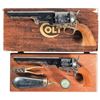 Image 1 : Two Colt Black Powder Series Percussion Revolvers -A) Colt Third Model Dragoon Revolver with Box