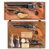 Image 1 : Two Cased Colt Black Powder Series Percussion Revolvers -A) Colt Model 1851 Navy Revolver