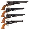 Image 2 : Four Replica Arms Reproduction Percussion Revolvers -A) Replica Arms Model 1847 Walker Revolver with