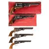 Image 1 : Five Replica Arms Percussion Revolvers -A) Replica Arms Model 1847 Walker Revolver with Box