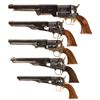 Image 2 : Five Replica Arms Percussion Revolvers -A) Replica Arms Model 1847 Walker Revolver with Box