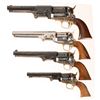 Image 2 : Four Italian Reproduction Percussion Revolvers -A) Uberti Third Model Dragoon Revolver