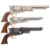 Image 2 : Three Italian Reproduction Percussion Revolvers -A) Cased E.M.F. Co. Whitneyville Walker 1847 Revolv