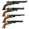 Image 2 : Four Italian Reproduction Colt Revolvers -A) Walker Percussion Revolver