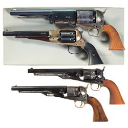 Four Percussion Revolvers -A) Uberti-Navy Arms Walker Revolver