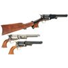 Image 2 : Three Armi San Marco Percussion Revolvers -A) ASM Colt Third Model Dragoon Revolver with Shoulder St