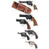 Image 1 : Six Revolvers -A) Gecado Single Action .22 Magnum Revolver with Holster