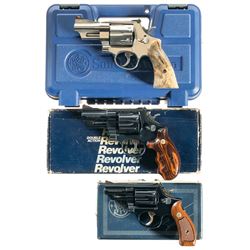 Three Smith & Wesson Double Action Revolvers -A) S&W Model 24-6 Revolver with Case