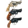 Image 2 : Three Smith & Wesson Double Action Revolvers -A) S&W Model 24-6 Revolver with Case