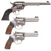 Image 2 : Three Ruger Revolvers with Cases -A) Ruger New Vaquero Single Action Revolver
