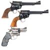 Image 2 : Three Ruger Revolvers -A) Ruger Old Model Blackhawk Single Action Revolver  in 41 Magnum