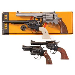 Four Ruger Revolvers -A) Ruger Redhawk Double Action Revolver with Box