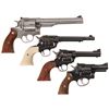 Image 2 : Four Ruger Revolvers -A) Ruger Redhawk Double Action Revolver with Box