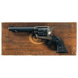 Early Colt Third Generation Single Action Army Revolver with Box