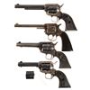 Image 1 : Four Revolvers -A) Colt Peacemaker 22 Single Action Revolver