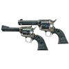 Image 1 : Two Colt Single Action Revolvers -A) Colt Second Generation Single Action Army Revolver