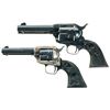 Image 1 : Two Colt Single Action Revolvers -A) Colt Second Generation Single Action Army Revolver