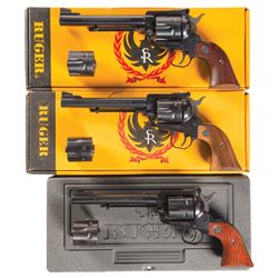 Three Ruger New Model Blackhawk Single Action Revolvers -A) Ruger New Model Blackhawk S3840 Special 