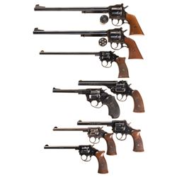 Eight Sporting Double Action Revolvers -A) Harrington & Richardson Model 686 Revolver with Case