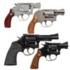 Image 2 : Four Smith & Wesson Double Action Revolvers -A) S&W Model 317 AirLite Revolver with Case
