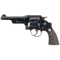 Pre-War Smith & Wesson 38/44 Heavy Duty Double Action Revolver with Factory Letter