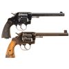 Image 2 : Two Colt Double Action Revolvers -A) Colt New Service Revolver