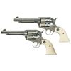 Image 1 : Two Engraved  Ruger Single Action Revolvers -A) Ruger Vaquero Revolver