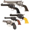 Image 1 : Five Revolvers -A) Ruger New Model Super Blackhawk Hunter Single Action Revolver
