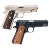 Image 2 : Two Colt Combat Commander Semi-Automatic Pistols with Boxes -A) Colt Series 70 Combat Commander Pist
