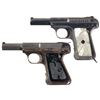 Image 1 : Collector's Lot of Two Savage Semi-Automatic Pistols -A) Savage Model 1907 Pistol with Pearl Grips