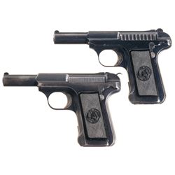 Collector's Lot of Two Savage Semi-Automatic Pistols -A) Savage Model 1907 Pistol