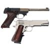 Image 2 : Two Semi-Automatic Pistols -A) Hi-Standard Model LW-100 Flite King Pistol