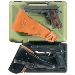 Two Semi-Automatic Pistols -A) Springfield (Geneseo) Model 1911-A1 Pistol