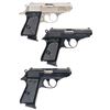 Image 2 : Three Walther Semi-Automatic Pistols with Cases -A) Walther PPK Pistol