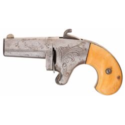 Engraved National Arms Co. No. 2 Derringer with 2 Inch Barrel
