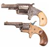 Image 1 : Two Spur Trigger Revolvers -A) Engraved Success Revolver