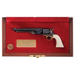 Engraved United States Historical Society Presidential Edition Miniature Colt  Model 1860 Army Revol